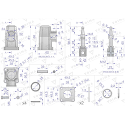 Kołpak rozdzielacza hydraulicznego górny do dźwigni 120L VOIMA-347904148