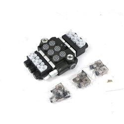 Rozdzielacz hydrauliczny 3-sekcyjny sterowany elektrycznie 12V 40L VOIMA-347475825