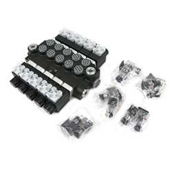 Rozdzielacz hydrauliczny 5-sekcyjny sterowany elektrycznie 12V 40L VOIMA-347475831
