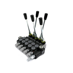 Rozdzielacz hydrauliczny 5-sekcyjny 40L (5-sekcji z zatrzaskiem) VOIMA-347474195