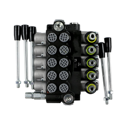 Rozdzielacz hydrauliczny 5-sekcyjny 40L (5-sekcji z zatrzaskiem) VOIMA-347474197