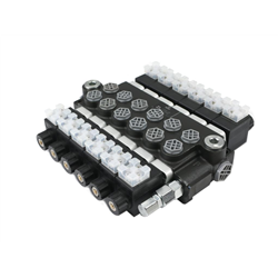 Rozdzielacz hydrauliczny 6-sekcyjny sterowany elektrycznie 12V 40L VOIMA-347904204