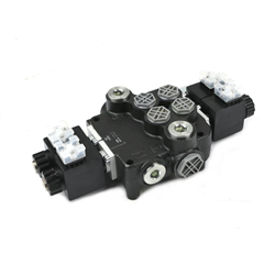 Rozdzielacz hydrauliczny 2-sekcyjny sterowany elektrycznie 12V 80L VOIMA-347475845