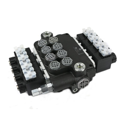 Rozdzielacz hydrauliczny 4-sekcyjny sterowany elektrycznie 12V 80L VOIMA-347475857