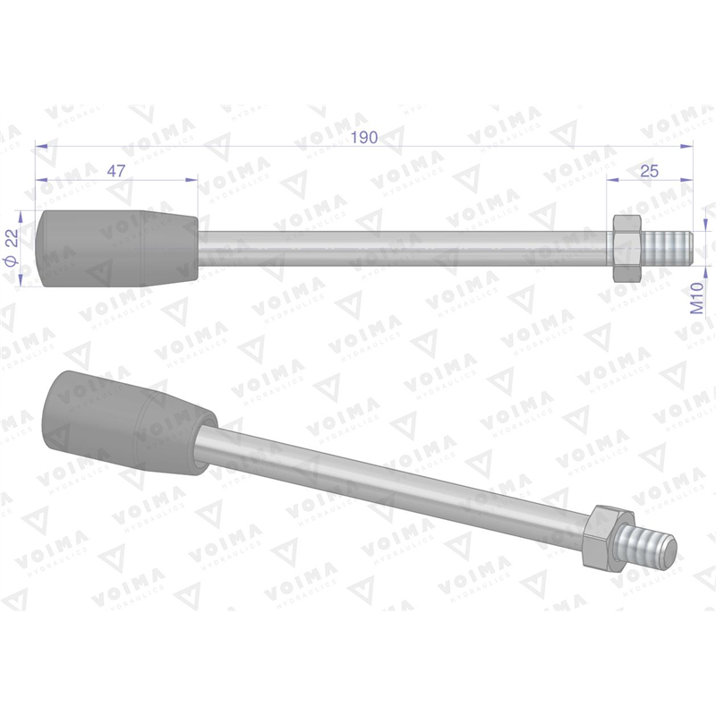 Dźwignia do rozdzielacza hydraulicznego 80L VOIMA-347904152