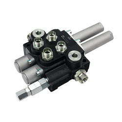 Zestaw - rozdzielacz hydrauliczny 2-sekcyjny na linki + elementy złączne  VOIMA-347907385
