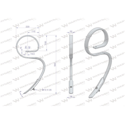 Ząb sprężynowy 013 32X10 Waryński-347878835