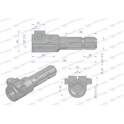 Redukcja adapter na śrubę 1 1/8" 6 wpustów na wałek 1 3/8" 6 wpustów WARYŃSKI-347449706