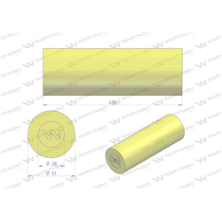 Amortyzator poliuretanowy walec 51x150 WARYŃSKI ( sprzedawane po 4 )-347879863