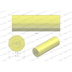 Amortyzator poliuretanowy walec 54x160 WARYŃSKI ( sprzedawane po 4 )-347879857