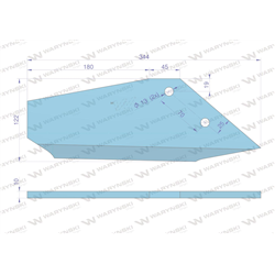 Lemiesz prosty prawy zastosowanie Lemken Smaragd Waryński-347876575