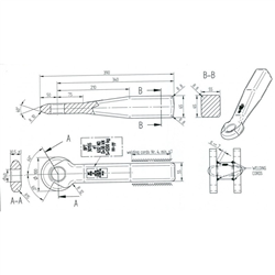 Ucho zaczepu 3000kg, L390-347914217