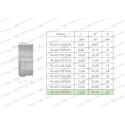 Pierścień zacinający hydrauliczny (DPR42L) 42L Waryński ( sprzedawane po 2 )-347460433
