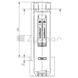 Tail Stanchion Solidmaster 802H-400mm li - 11030776-347750204