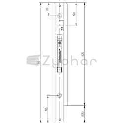 Kłonica narożna SolidMaster, 802R-600mm, - 11295482-347749903