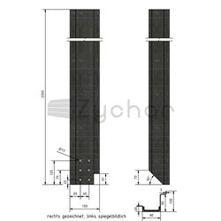 Katownik narozny lewy - 220XHM0043-347750121