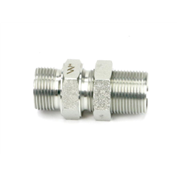 Złączka hydrauliczna calowa grodziowa BB 1" BSP z przeciwnakrętką (XSV) Waryński-347888232