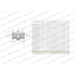 Złączka hydrauliczna redukcyjna calowa BB 1" x 1 1/4" BSP Waryński-347890058