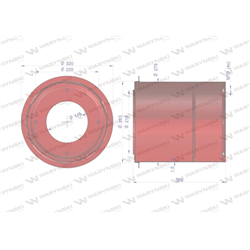 Osłona bębnowa Kosiarka rotacyjna blacha 1.5mm Waryński-347878152