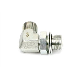 Kolanko hydrauliczne nastawne calowe BB 3/4" x 3/4" BSP z regulacją Waryński-347888133