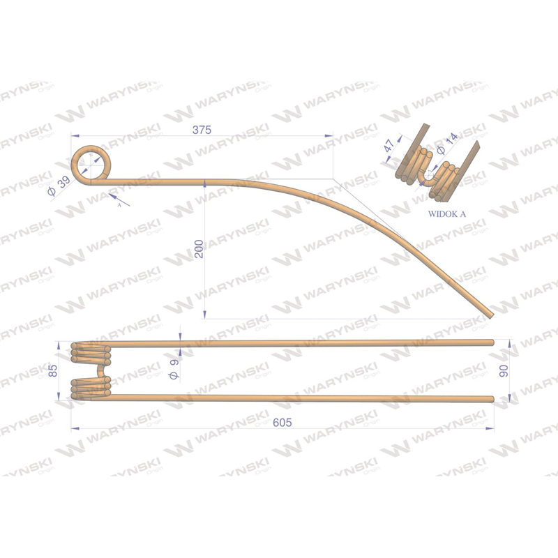 Palec zgrabiarka zastosowanie Niemeyer WARYŃSKI W-600014-347877465