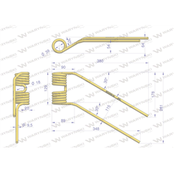 Palec karuzelowy  zastosowanie Niemeyer WARYŃSKI W-600039-347448986