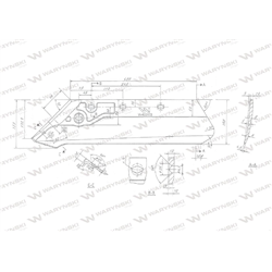 Eurolemiesz prawy 16" 622172 zastosowanie Kuhn Helicoidal Waryński-347878269