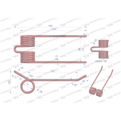 Palec podbieracza zastosowanie HESSTON 700054690 Waryński-347893132