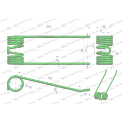 Palec podbieracza zastosowanie Claas 8072972 Waryński-347893118