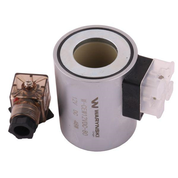 Cewka dzielnika elektrozaworu W-E12DVS6/2-80L. W-E12DVS3/2-80L  12V DC 48W Waryński-347453606