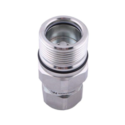 Szybkozłącze hydrauliczne skręcane gniazdo G1"BSP gwint wewnętrzny 250bar Waryński-347879209