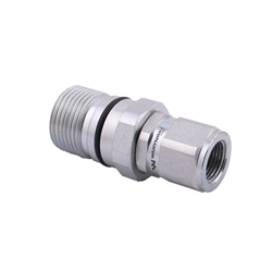 Szybkozłącze hydrauliczne skręcane gniazdo G3/8"BSP gwint wewnętrzny 300bar Waryński-347879197
