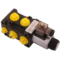 Dzielnik. zawór. elektrozawór kierunkowy elektromagnetyczny kontroli W-E12DVS6/2 (DVS6/50L) G1/2" 50L (24V DC) Waryński-34788479