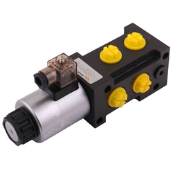 Dzielnik. zawór. elektrozawór kierunkowy elektromagnetyczny kontroli W-E12DVS6/2-80L G1/2" 80L (24V DC) Waryński-347456504