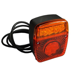 Lampa przyczepki diodowa LED bez oświetlenia tablicy W18U-347447975