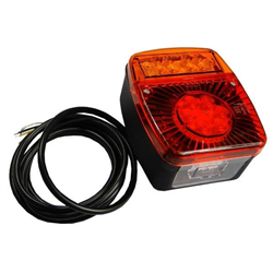 Lampa przyczepki diodowa LED z oświetleniem tablicy W18U-347447976
