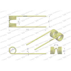 Palec podbieracza zastosowanie John Deere E41833 Waryński-347452157