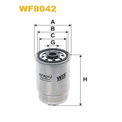 Filtr Paliwa WF8042 Wix-347444238