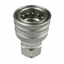 Szybkozłącze hydrauliczne gniazdo M14x1.5 gwint zewnętrzny EURO (9100814G) (ISO 7241-A) Waryński-347875232