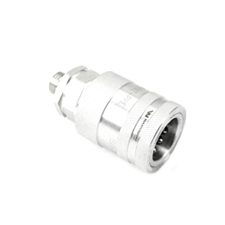 Szybkozłącze hydrauliczne gniazdo M14x1.5 gwint zewnętrzny EURO PUSH-PULL  (ISO 7241-A) z eliminatorem ciśnienia Waryński-347894