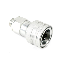 Szybkozłącze hydrauliczne gniazdo M16x1.5 gwint zewnętrzny EURO (ISO 7241-A) z eliminatorem ciśnienia Waryński-347466663
