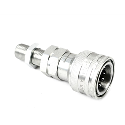 Szybkozłącze hydrauliczne gniazdo long M16x1.5 gwint zewnętrzny EURO (ISO 7241-A) z eliminatorem ciśnienia Waryński-347894998