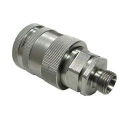 Szybkozłącze hydrauliczne gniazdo M16x1.5 gwint zewnętrzny EURO PUSH-PULL (9100816G) (ISO 7241-A) Waryński-347447537