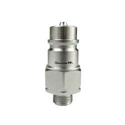 Szybkozłącze hydrauliczne wtyczka M16x1.5 gwint zewnętrzny EURO (9100816W) (ISO 7241-A) Waryński (opakowanie 10szt)-347910765