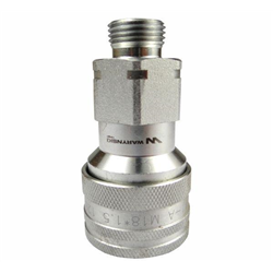 Szybkozłącze hydrauliczne gniazdo M18x1.5 gwint zewnętrzny EURO (9100818G) (ISO 7241-A) Waryński-347446896