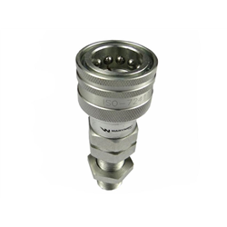 Szybkozłącze hydrauliczne gniazdo long M18x1.5 gwint zewnętrzny EURO (9100818GL) (ISO 7241-A) Waryński (opakowanie 50szt)-347910