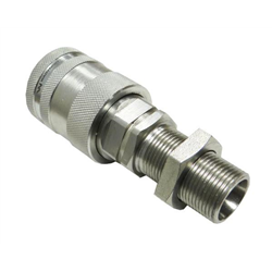 Szybkozłącze hydrauliczne gniazdo long M22x1.5 gwint zewnętrzny EURO PUSH-PULL (9100822GL) (ISO 7241-A) Waryński (opakowanie 50s