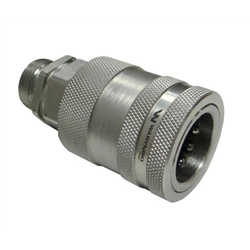 Szybkozłącze hydrauliczne gniazdo M22x1.5 gwint zewnętrzny EURO PUSH-PULL (9100822G) (ISO 7241-A) Waryński-347875900