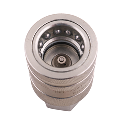 Szybkozłącze hydrauliczne gniazdo z eliminatorem ciśnienia G1/2"BSP gwint wew. EURO PUSH-PULL (ISO 7241-A) Waryński-347453789