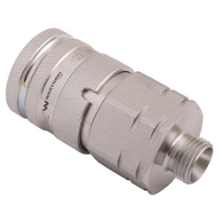 Szybkozłącze hydrauliczne suchoodcinające gniazdo M18x1.5 12L gwint zewnętrzny ISO16028 Waryński-347882029